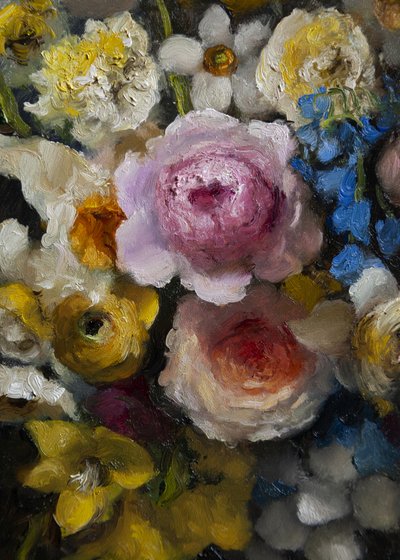 Flores vibrantes de James Zamora