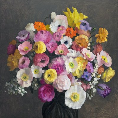 Bouquet floral vibrante de James Zamora