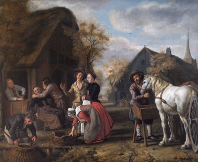 Uma Cena de Aldeia de Jan (1620 76) Victors
