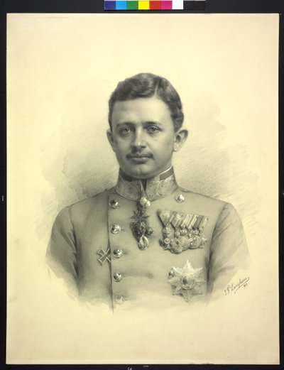 Imperador da Áustria Carlos I de Jan (studio of) Langhans
