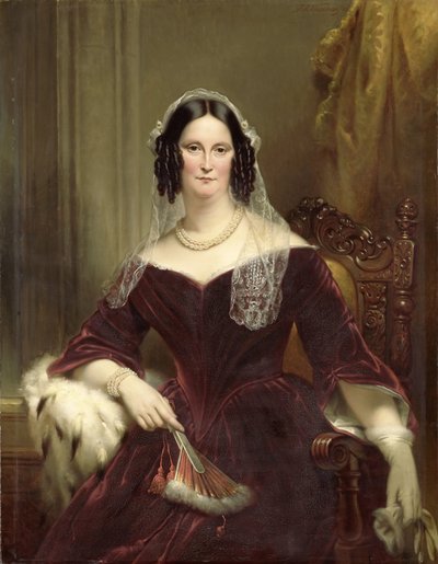 Dieuwke Fontein (1800-79), Segunda Esposa (Casada em 1834) de Adriaan van der Hoop de Jan Adam Kruseman
