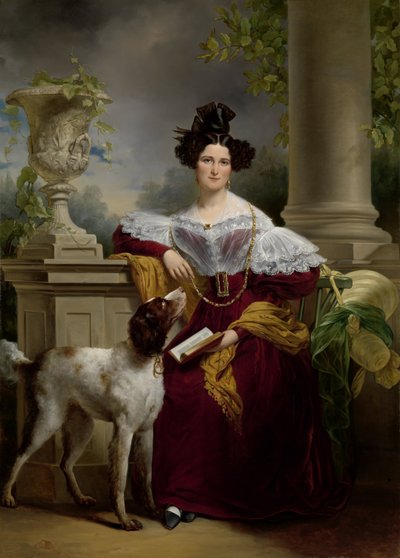 Retrato de Alida Christina Assink de Jan Adam Kruseman