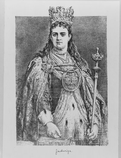Rainha Jadwiga da Polônia, século XIX de Jan Alojzy Matejko
