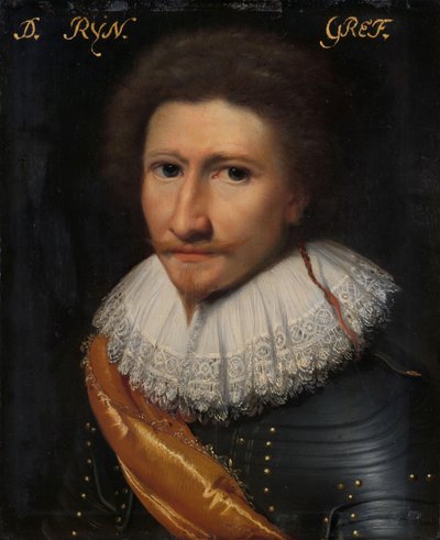 Retrato de Johann Conrad von Salm, Waldgrave e Rhinegrave van Dhaun de Jan Antonisz van Ravesteyn (workshop of)