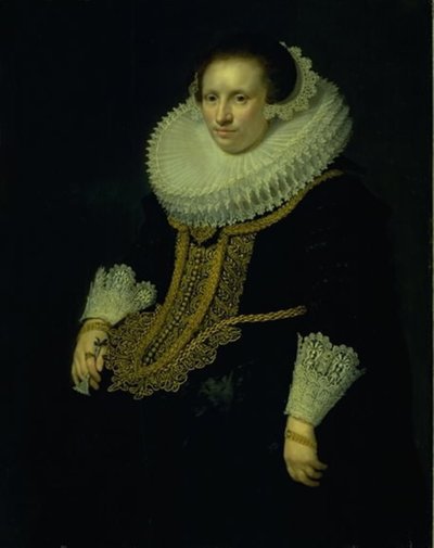 Retrato de uma senhora de Jan Antonisz. van Ravesteyn