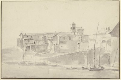 A casa de portagem junto ao Tibre de Jan Asselijn