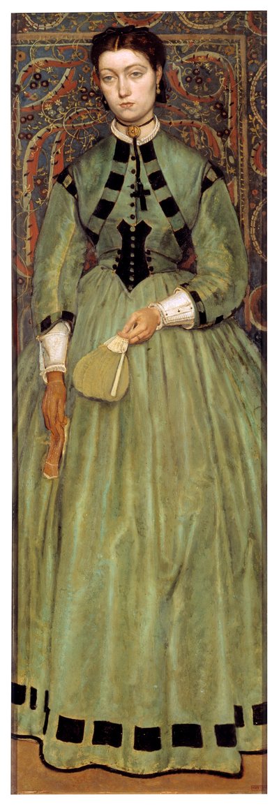 Lucie Leys, filha do pintor de Jan August Hendrik Baron Leys