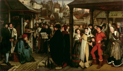 O Edito de Carlos V, c.1861 de Jan August Hendrik Leys