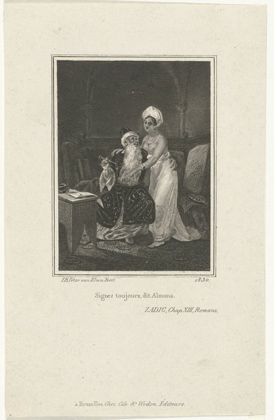 Zadig e Almona de Jan Baptist Tetar van Elven