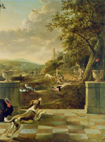 Cena de caça de Jan Baptist Weenix
