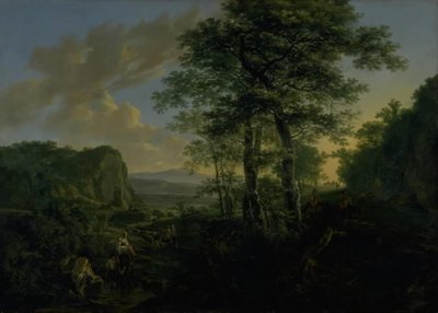 Paisagem italiana de Jan Both