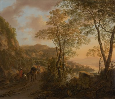 Paisagem italiana de Jan Both