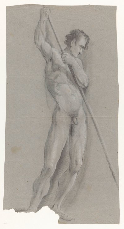 Homem nu com cana de Jan Brandes (possibly)