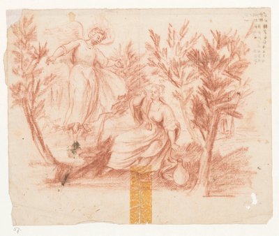 Anjo Aparece a Hagar de Jan Brandes