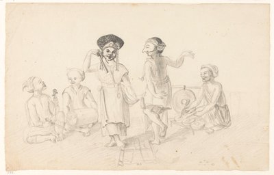 Dança javanesa de Jan Brandes