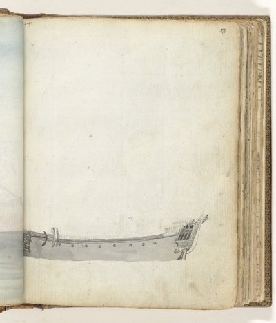 Casco de um navio de Jan Brandes