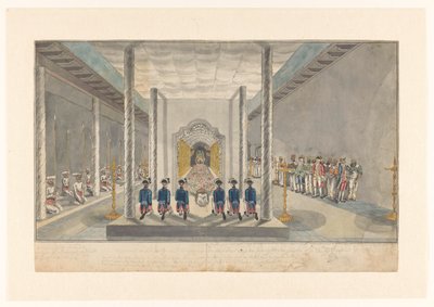 Delegação COV numa audiência com o Rei Kandy, Sri Rajadi Raja Sinha de Jan Brandes