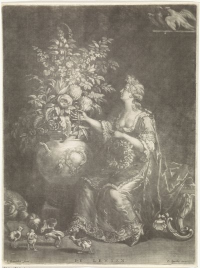 Primavera
A mola (título sobre o objecto)
As quatro estações (título da série) de Jan Broedelet