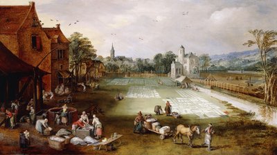 Um local de branqueamento, de Jan Brueghel the Elder