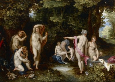 Diana e Actaeon de Jan Brueghel the Elder