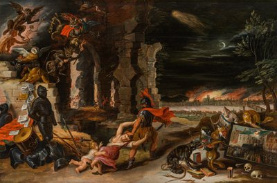 Alegoria da Lei e da Violência (Alegoria do Rei Carlos I de Inglaterra) de Jan Brueghel the Younger