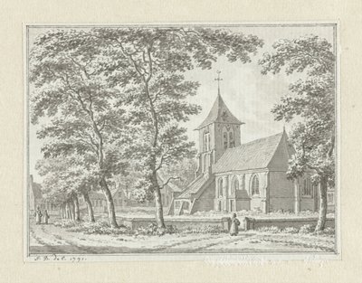 A igreja de Biggekerke de Jan Bulthuis