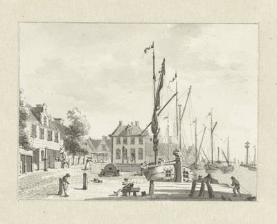 Vista de De Lemmer (?) de Jan Bulthuis