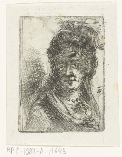Mulher jovem de Jan Chalon