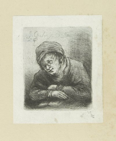 Lezende man met bril
A Obra Completa de Etchings de John Chalon / Oeuvre Complette des Eaux Fortes par Jean Chalon (título da série) de Jan Chalon