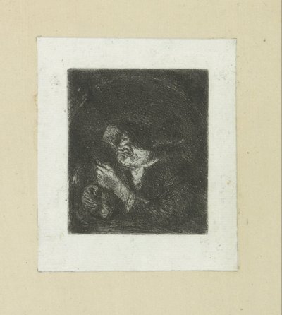 Man bij kaarslicht
A Obra Completa de Etchings de John Chalon / Oeuvre Complette des Eaux Fortes par Jean Chalon (título da série) de Jan Chalon