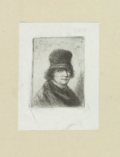 Homem coloca hoge enxada The Compleat Work of Etchings por John Chalon / Oeuvre Complette des Eaux Fortes par Jean Chalon (título da série) de Jan Chalon