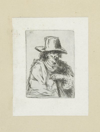 Man met hoge hoed en stok
A Obra Completa de Etchings de John Chalon / Oeuvre Complette des Eaux Fortes par Jean Chalon (título da série) de Jan Chalon