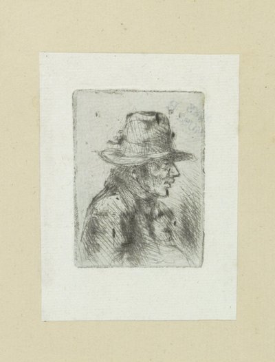 O homem encontrou o hoge hoed, naar rechts
A Obra Completa de Etchings de John Chalon / Oeuvre Complette des Eaux Fortes par Jean Chalon (título da série) de Jan Chalon