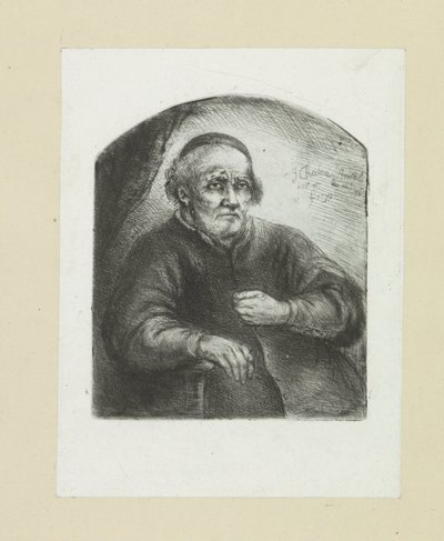 Oude man in een leunstoel
A Obra Completa de Etchings de John Chalon / Oeuvre Complette des Eaux Fortes par Jean Chalon (título da série) de Jan Chalon