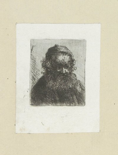 Oude man met baard en muts
A Obra Completa de Etchings de John Chalon / Oeuvre Complette des Eaux Fortes par Jean Chalon (título da série) de Jan Chalon