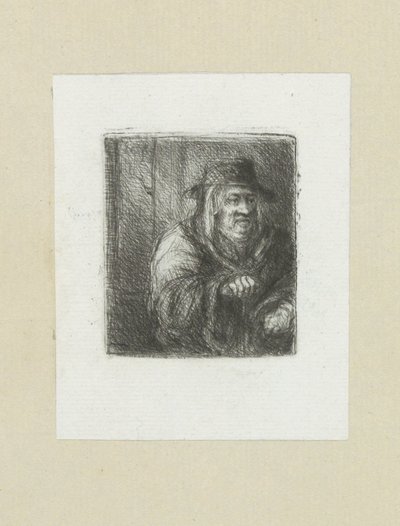 Oude man met mantel en hoed
A Obra Completa de Etchings de John Chalon / Oeuvre Complette des Eaux Fortes par Jean Chalon (título da série) de Jan Chalon