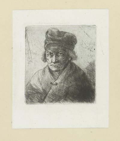 Oude man coloca muts The Compleat Work of Etchings por John Chalon / Oeuvre Complette des Eaux Fortes par Jean Chalon (título da série) de Jan Chalon