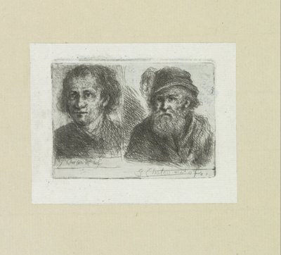 Twee mannen The Compleat Work of Etchings por John Chalon / Oeuvre Complette des Eaux Fortes par Jean Chalon (título da série) de Jan Chalon