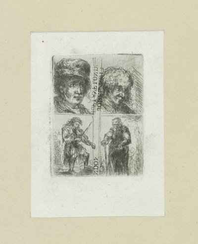 Vier mannen The Compleat Work of Etchings por John Chalon / Oeuvre Complette des Eaux Fortes par Jean Chalon (título da série) de Jan Chalon