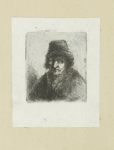 Volwassen man met hoed
A Obra Completa de Etchings de John Chalon / Oeuvre Complette des Eaux Fortes par Jean Chalon (título da série) de Jan Chalon
