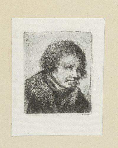 Volwassen man met snor
A Obra Completa de Etchings de John Chalon / Oeuvre Complette des Eaux Fortes par Jean Chalon (título da série) de Jan Chalon