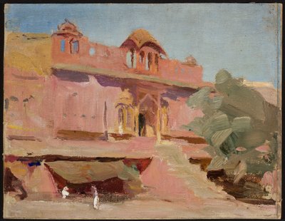 Jaipur - edifícios. De uma viagem à Índia de Jan Ciągliński
