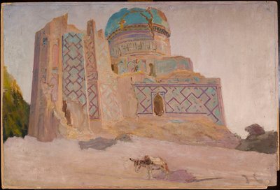 A mesquita de Bibi Chanum, em Samarcanda. Da viagem ao Turquestão de Jan Ciągliński