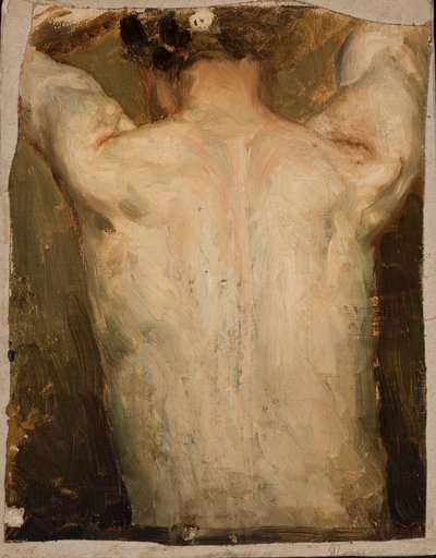 Modelo - vista de costas de Jan Ciągliński