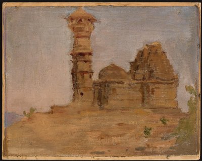 Antigo templo abandonado em Chittorgarh. De uma viagem à Índia de Jan Ciągliński