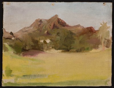 Landschaft mit Bergen. Aus der Reise nach Indien de Jan Ciągliński