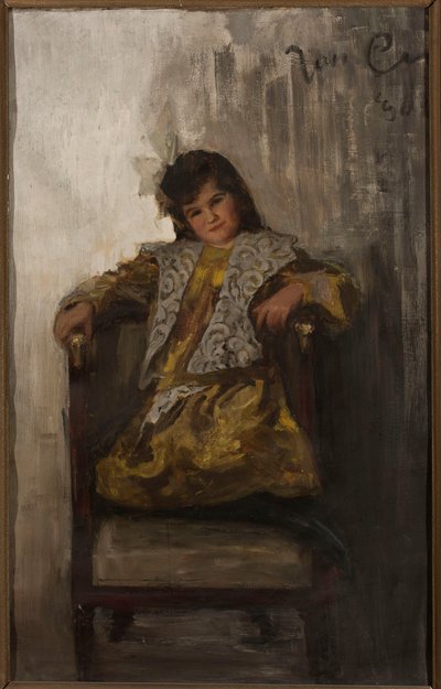 Retrato de uma menina, filha do casal Sachar de Jan Ciągliński