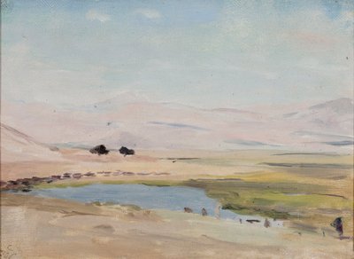 Deserto junto ao Mar Morto. De uma viagem à Palestina de Jan Ciągliński