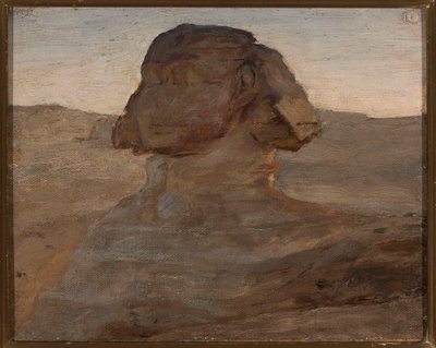 A Esfinge ao entardecer. De uma viagem ao Egipto de Jan Ciągliński