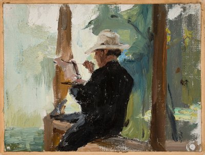 O cantor Jerszow a pintar de Jan Ciągliński